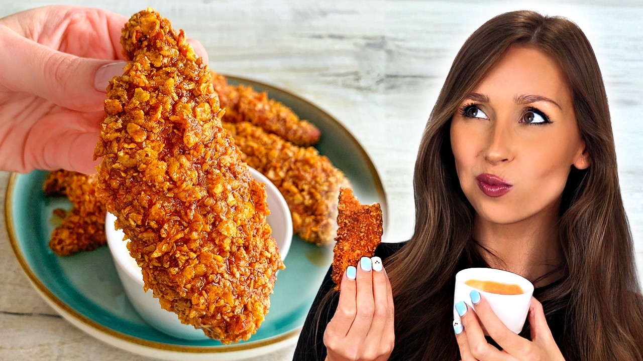 How To Make The Best Hot Honey Chicken Tenders | Easy Air Fryer