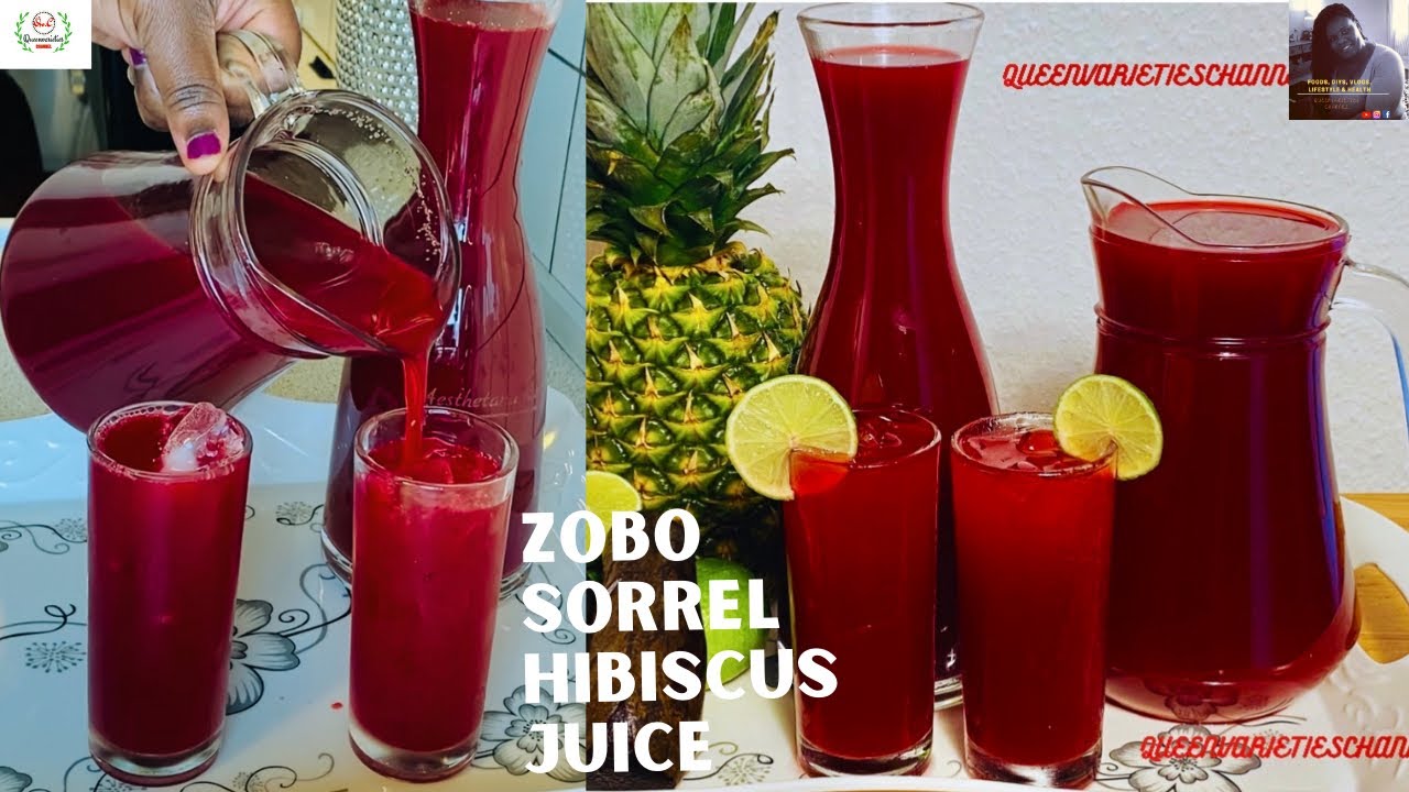 AUTHENTIC NIGERIAN ZOBO DRINK | HIBISCUS DRINK RECIPE | SOBOLO/SORREL/BISSAP DRINK |DIY ZOBO DRINK background