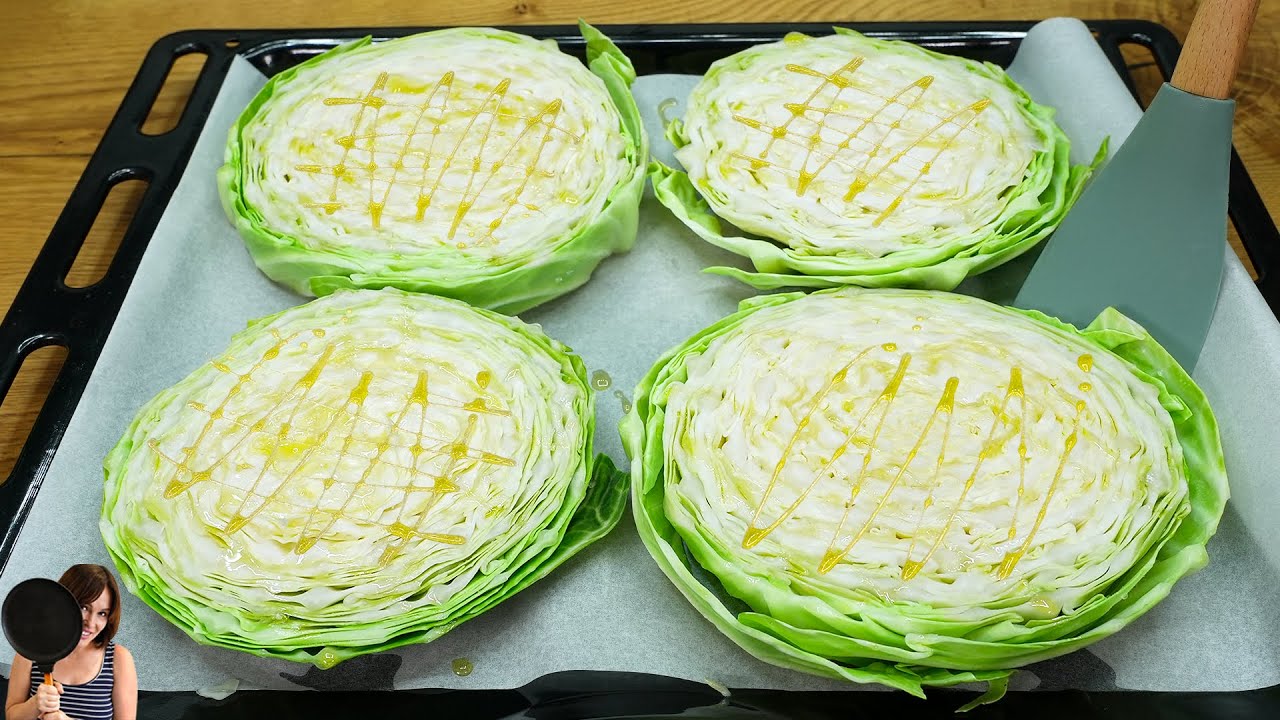 It's so delicious and easy! In autumn you should eat more cabbage! New way to prepare cabbage.ASMR