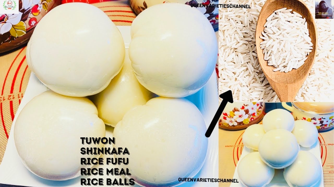 The Best RICE FUFU RECIPE|Step By Step/How To Make Rice Swallow with White Rice|Nigerian Fufu recipe
