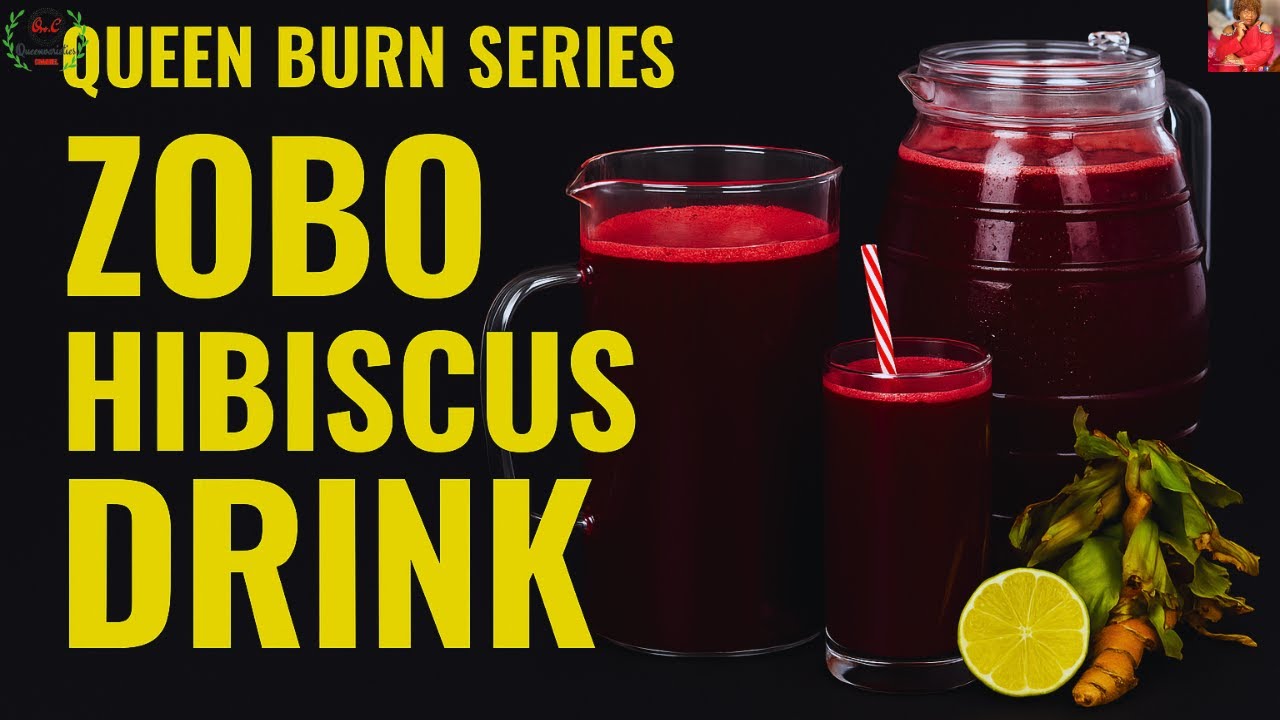 Zobo Drink for Weight Loss | Sugar-Free Hibiscus Tea Recipe background