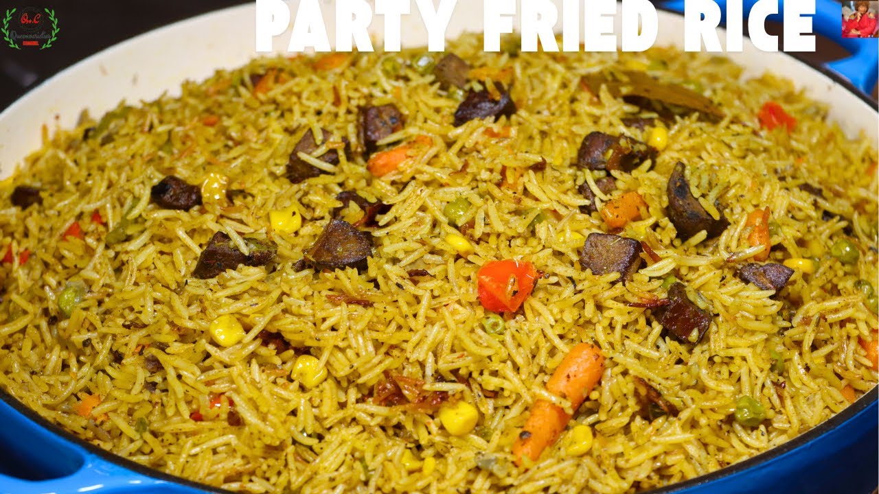 Best Nigerian Party Fried Rice Recipe | Rich, Flavorful, Smokey & Crowd-Pleasing
