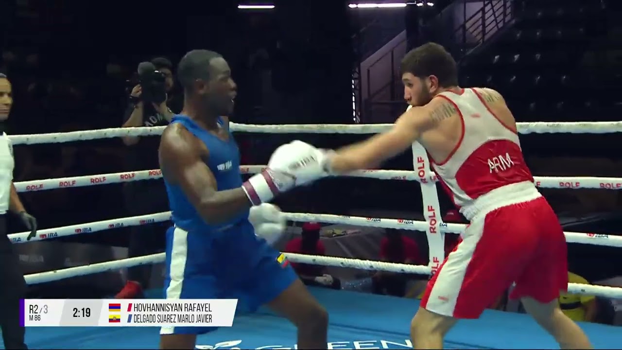 QF 86kg HOVHANNISYAN Rafayel 🇦🇲 vs DELGADO SUAREZ Marlo Javier 🇪🇨 | IBA 2025 Men’s WBCHs