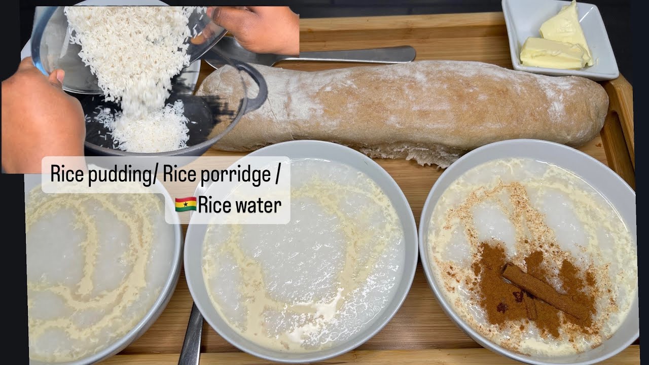 Rice Pudding/ Rice Porridge | Ghanaian Rice water | background