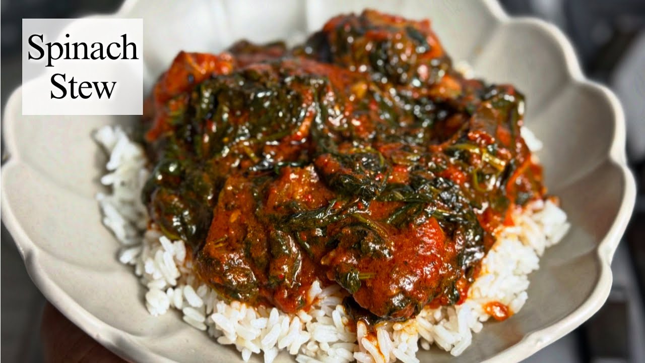 A Healthy spinach stew full of nutrients to BOOST your health and immune system!