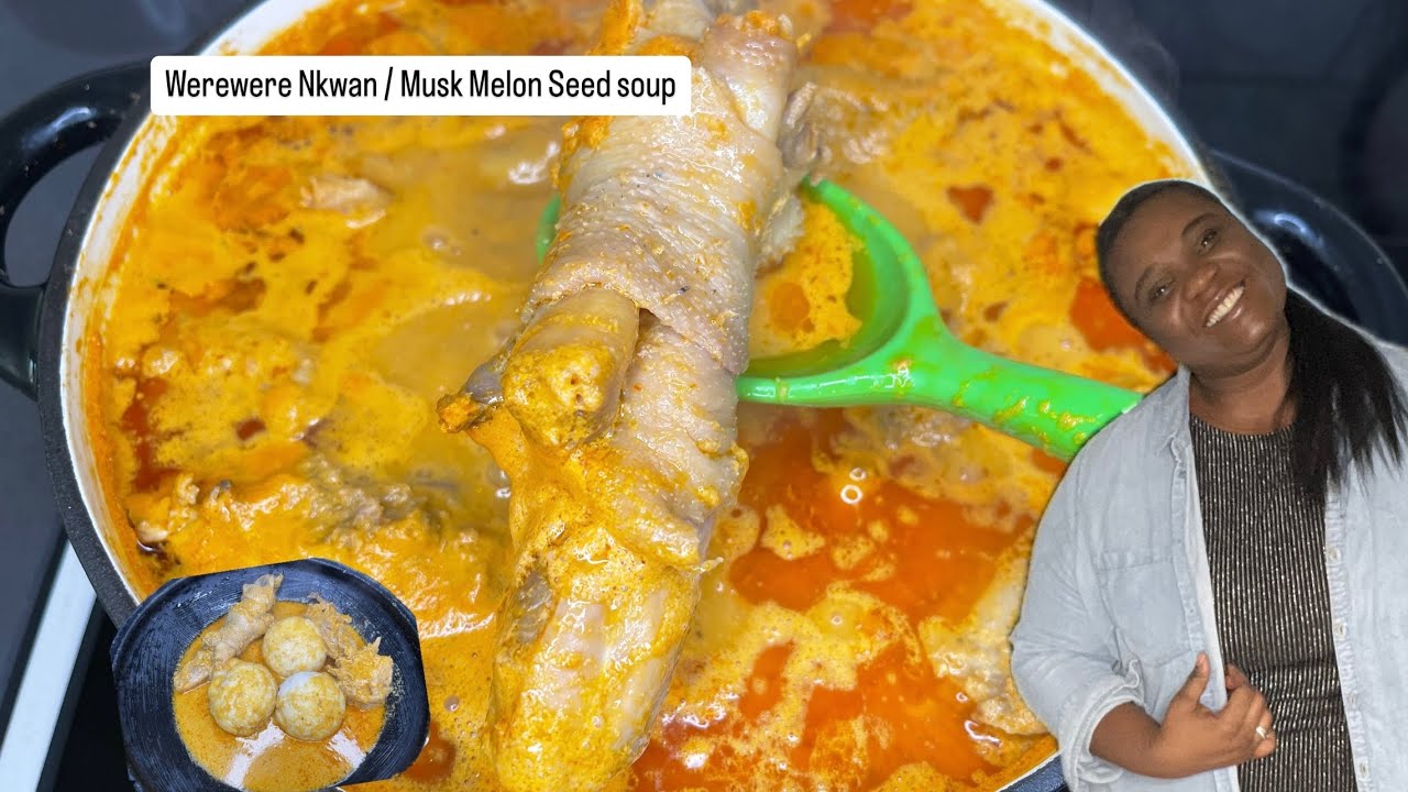Werewere Nkwan | Musk - Melon Seed Soup | Recipe | Step By Step | Lovystouch background