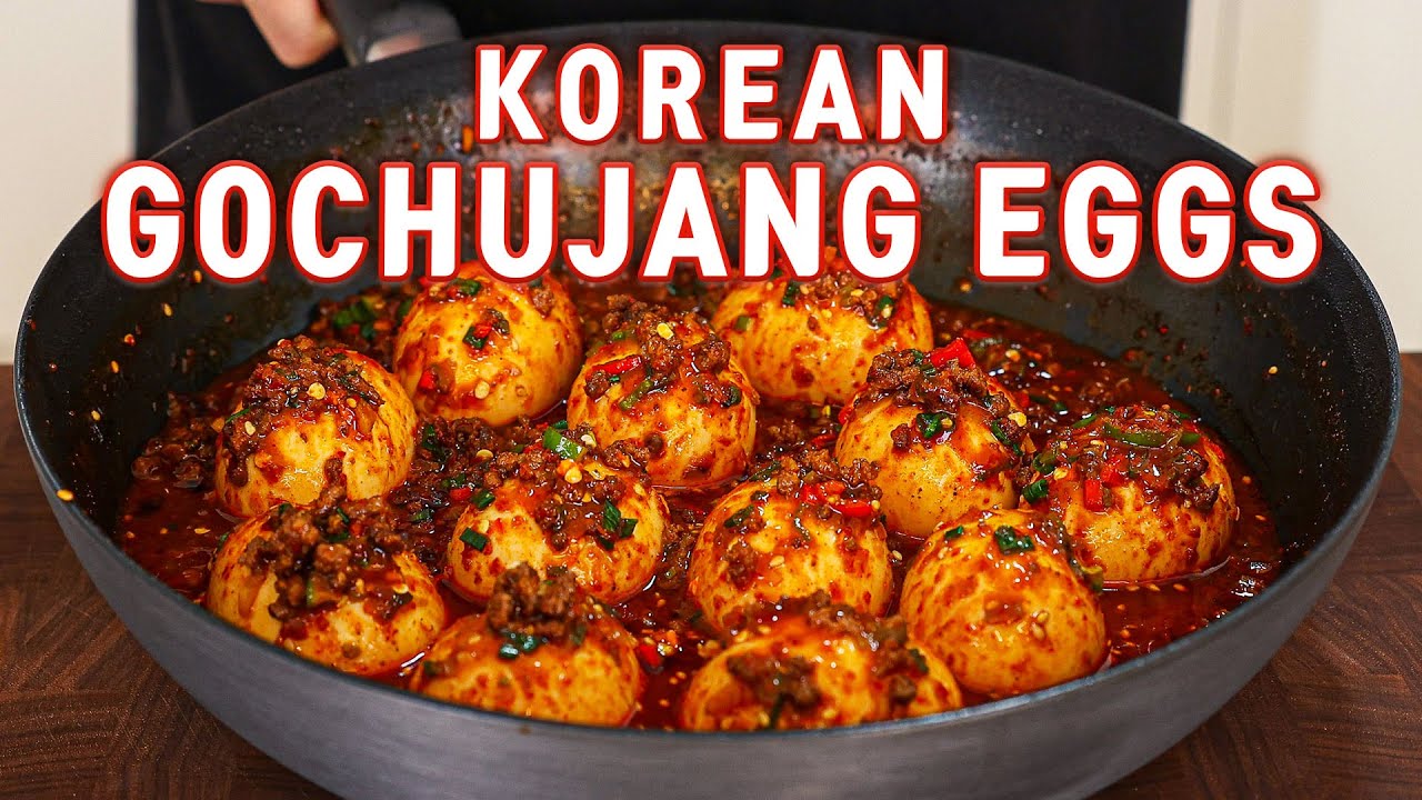 These Super Addictive Gochujang Garlic Eggs Will Change Your LIFE!