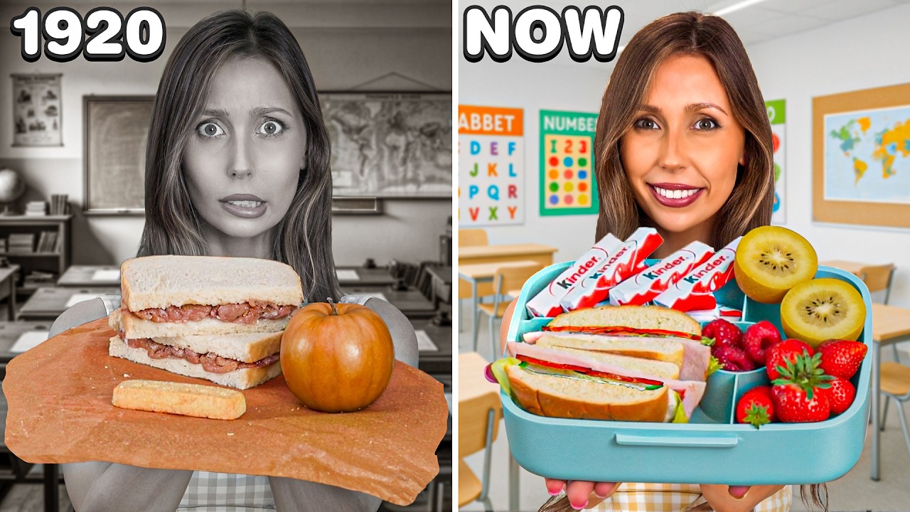 I Tried 100 Years of School Lunch Boxes background