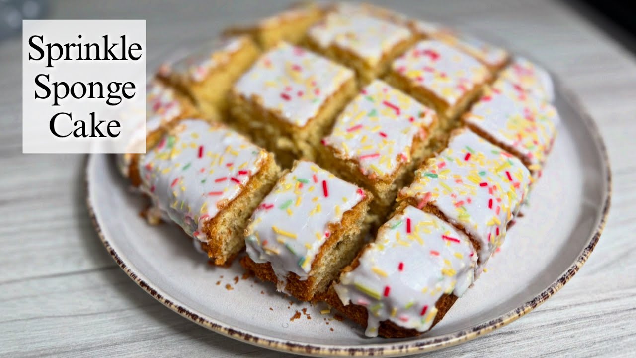 Old school Sprinkle cake | Sponge Cake with sprinkles