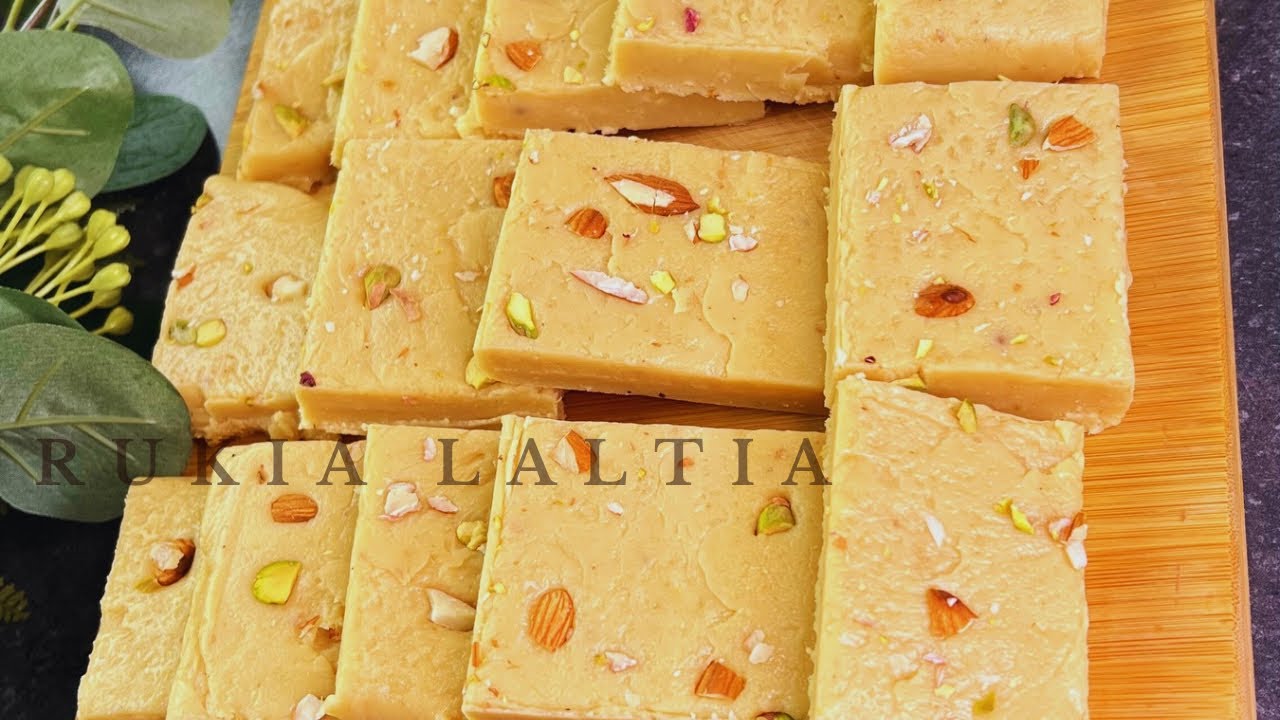 Barfi Recipe // The Best & Simple Indian Barfi Recipe Ever . background