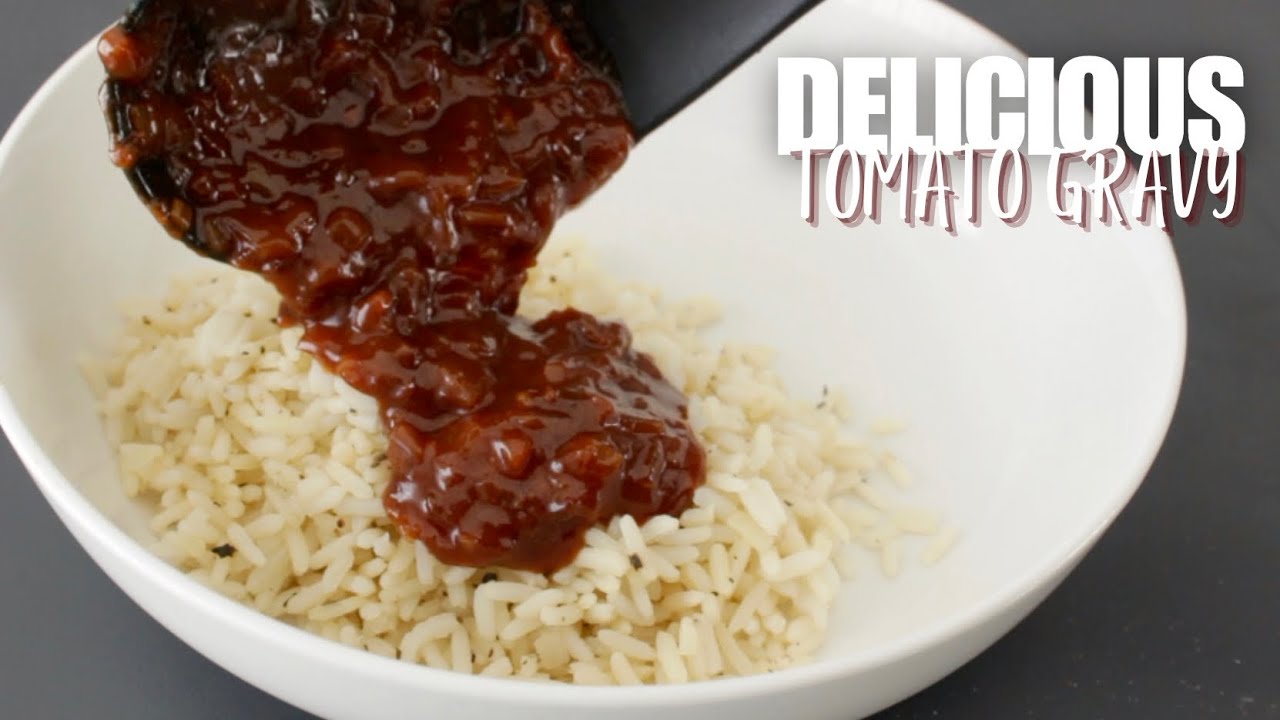 Simple Rich & Flavourful Tomato Gravy 🍅