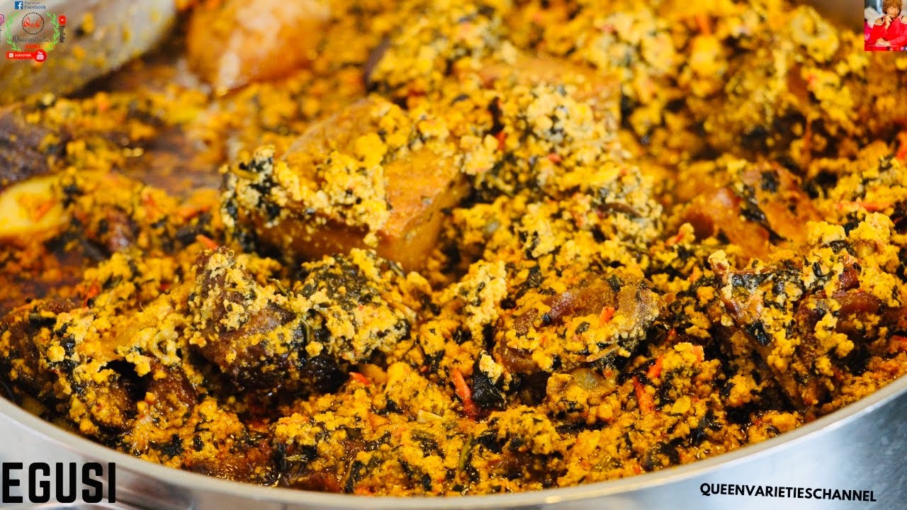 ✅HOW TO MAKE EGUSI WITH BITTERLEAF SOUP & FUFU: EGUSI SOUP RECIPE / EASY STEP BY STEP!