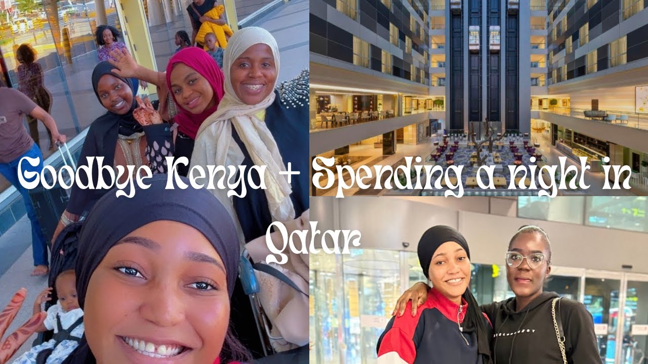 Flying back to Belgium from Nairobi using Qatar AIrlines & Spending a night at hotel in Qatar. background
