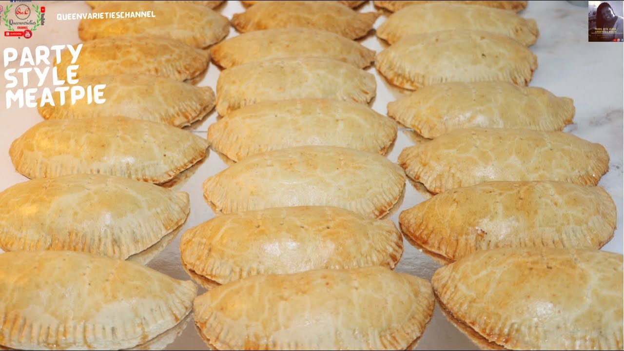 PARTY MEATPIE RECIPE: How To make Nigerian  MEATPIE Step by Step