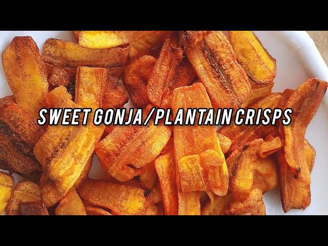 FASTEST AND CHEAPEST SNACK TO MAKE, GONJA/PLANTAIN CRISPS .