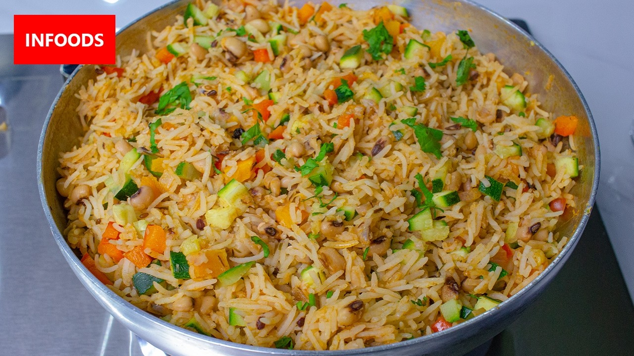 One-Pot Black-Eyed Peas and Rice Recipe | How to Cook Rice and Peas | Infoods