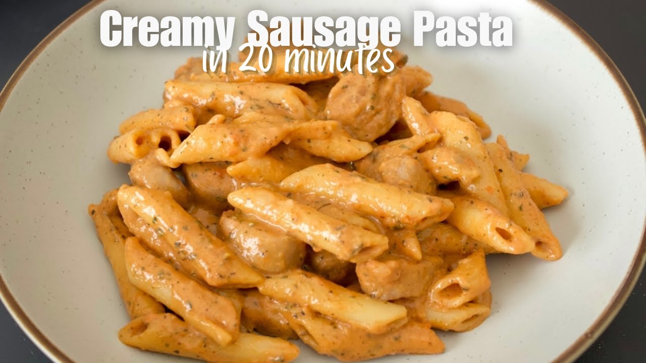 This creamy sausage pasta will be your new favourite dinner background