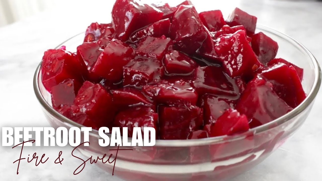 Fire & Sweet: Spicy Beetroot Salad with a Kick!