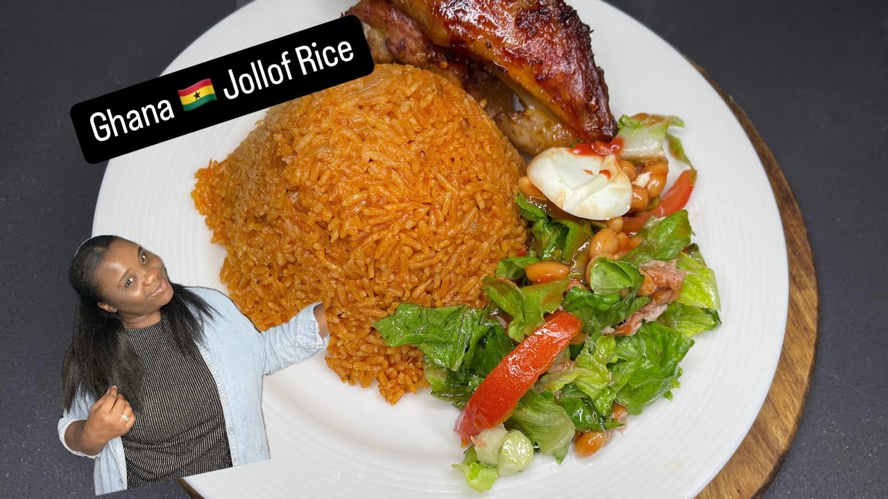Ghana Jollof Rice Recipe | Ghana Jollof | Lovystouch