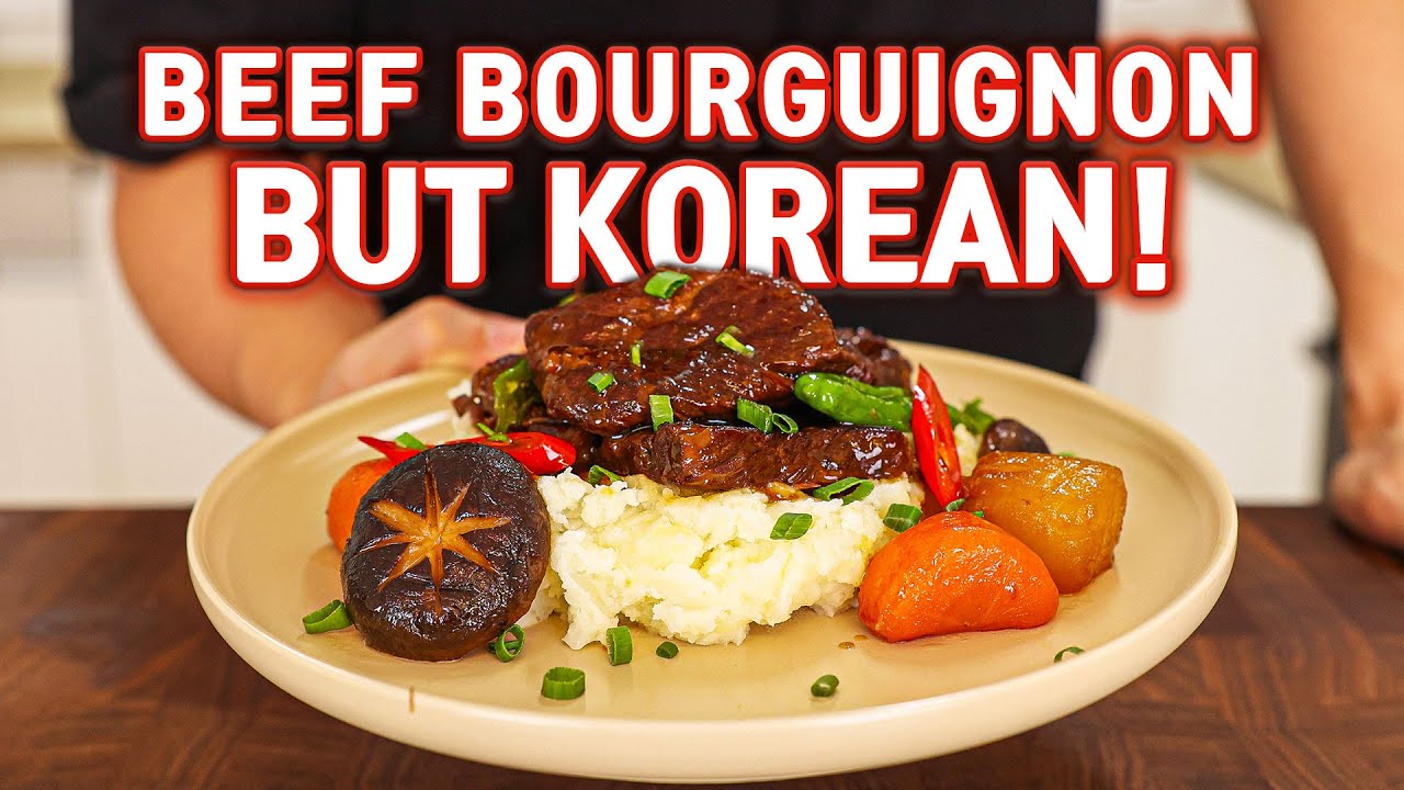 How a Korean Chef Makes Beef Bourguignon With a Korean Twist l But Korean