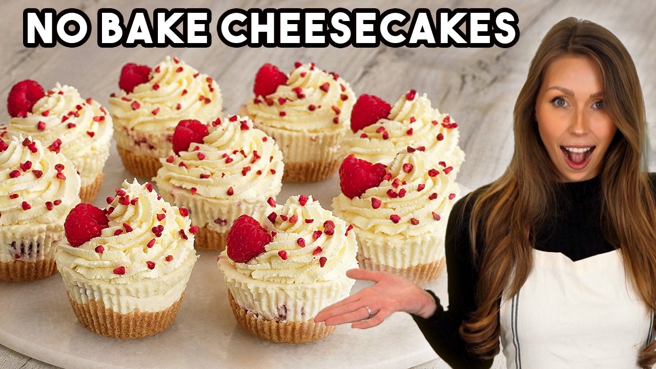 The Best White Chocolate Raspberry Cheesecakes