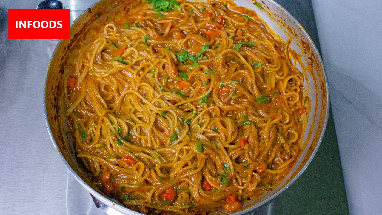 Curry Spaghetti Recipe | How to Make Spaghetti Curry | Infoods