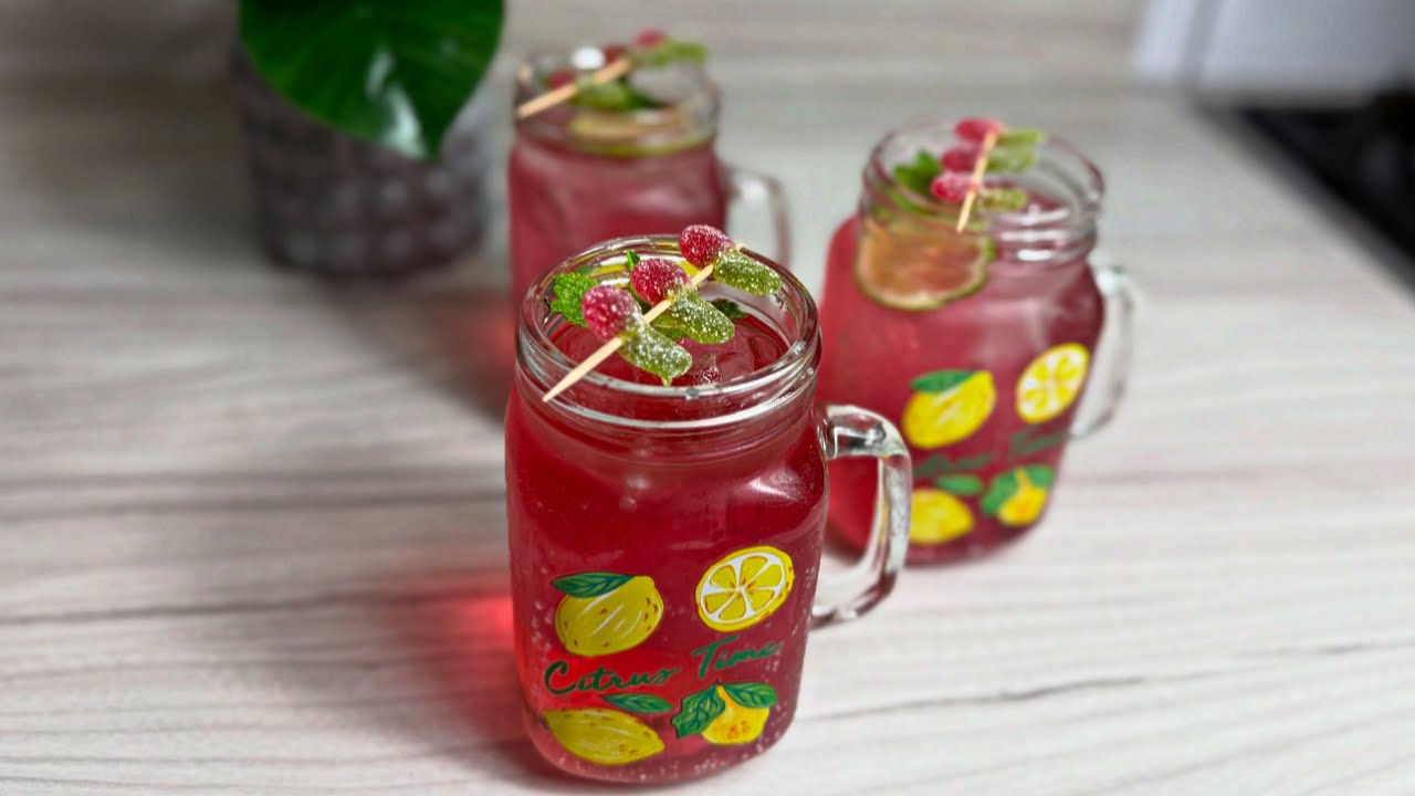 A refreshing mocktail recipe