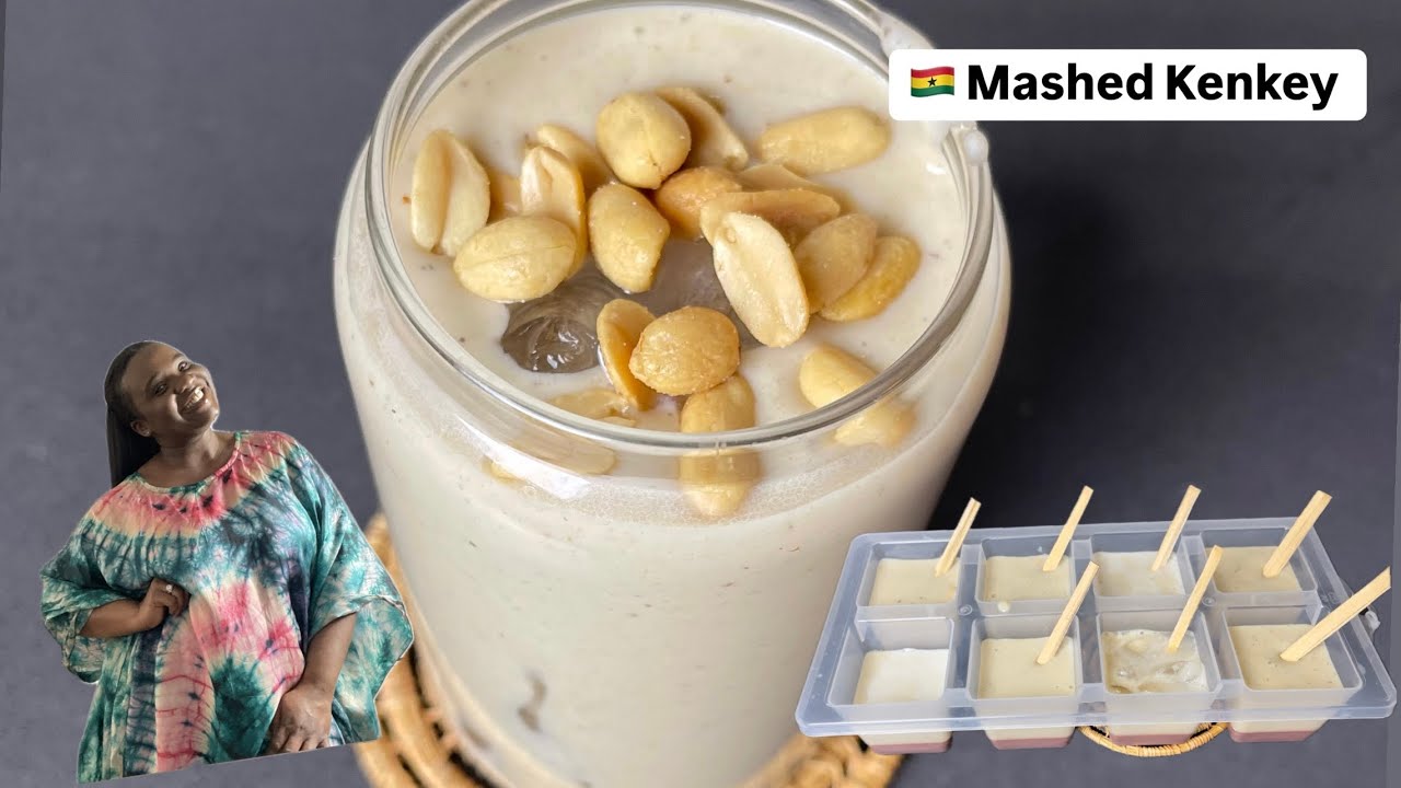How To Make The Mashed Kenkey | MashKɛ | Ice Kenkey | Recipe | Lovystouch