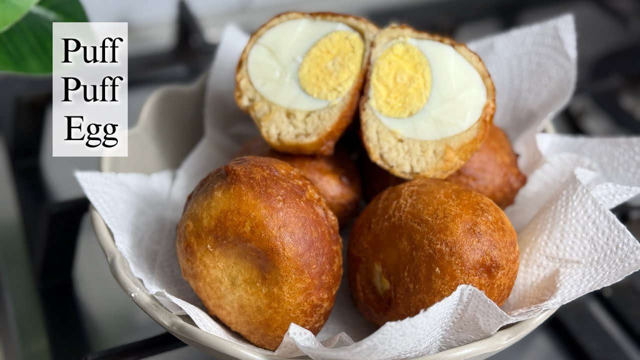 Hide the egg in the puff puff for a tasty unforgettable treat!