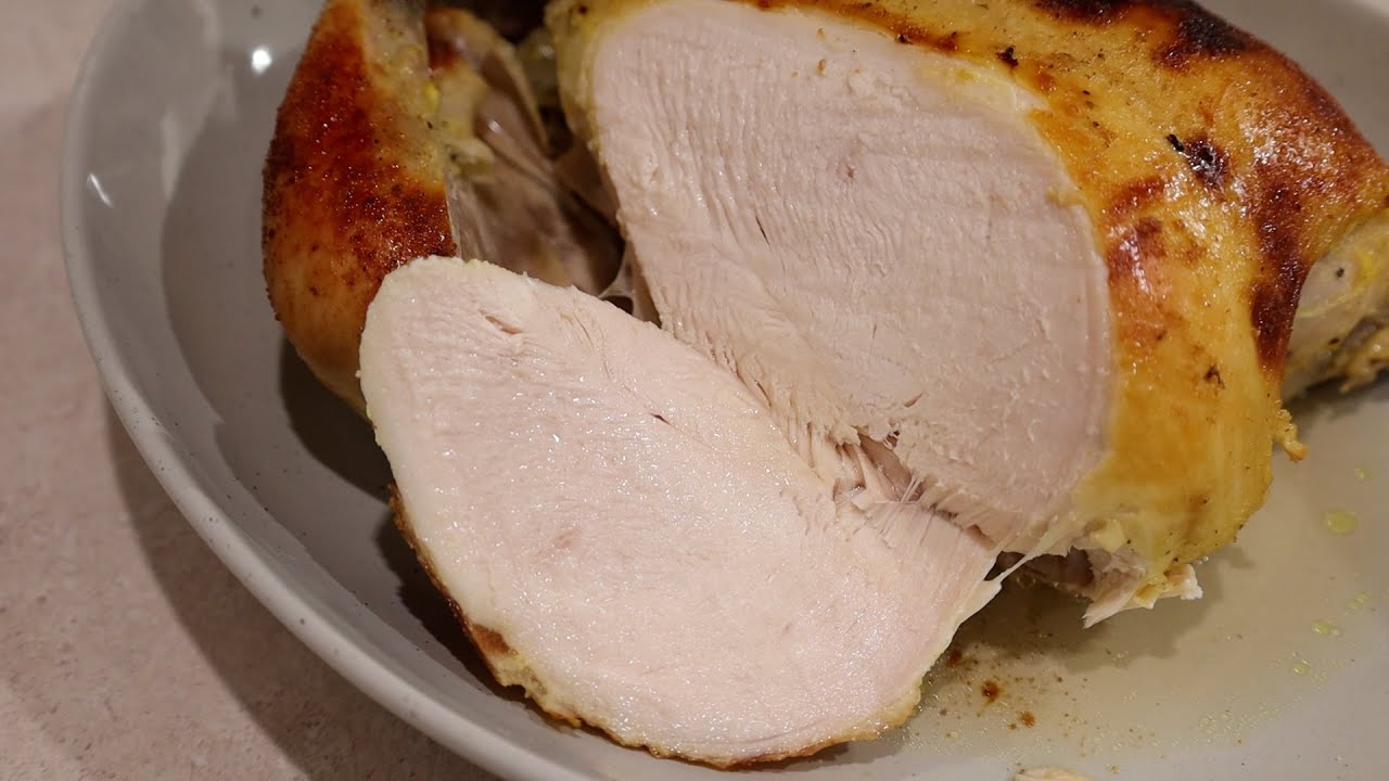 Juicy Roasted Chicken & Homemade Gravy