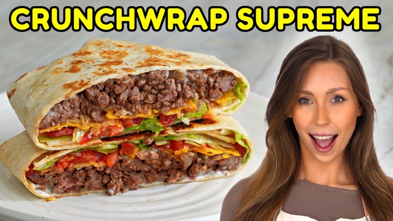 How To Make The Taco Bell Crunchwrap Supreme, It's Bigger, It's Better!