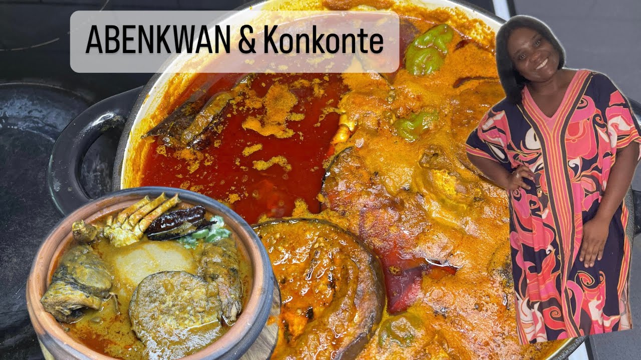 Palm Nut Soup & Konkonte | ABENKWAN & Abeteɛ | Lovystouch | Sunday Special Dinner