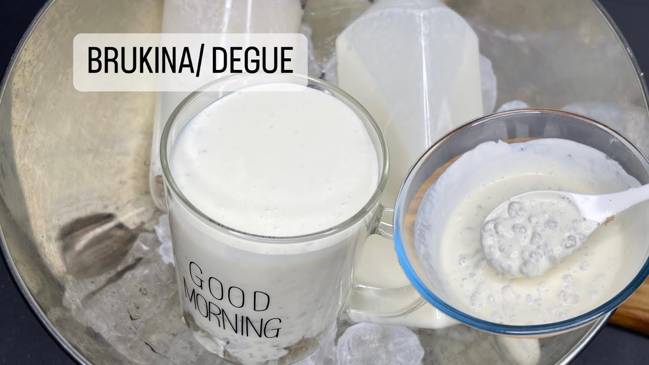 How To Make BRUKINA | Millet & Yoghurt Drink | Nutritious Breakfast ~ Snack / Breakfast Series