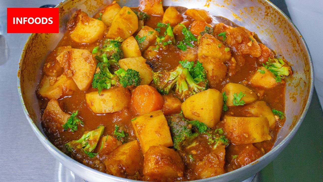 Potato Curry Recipe | How to Make Potato Curry | Infoods