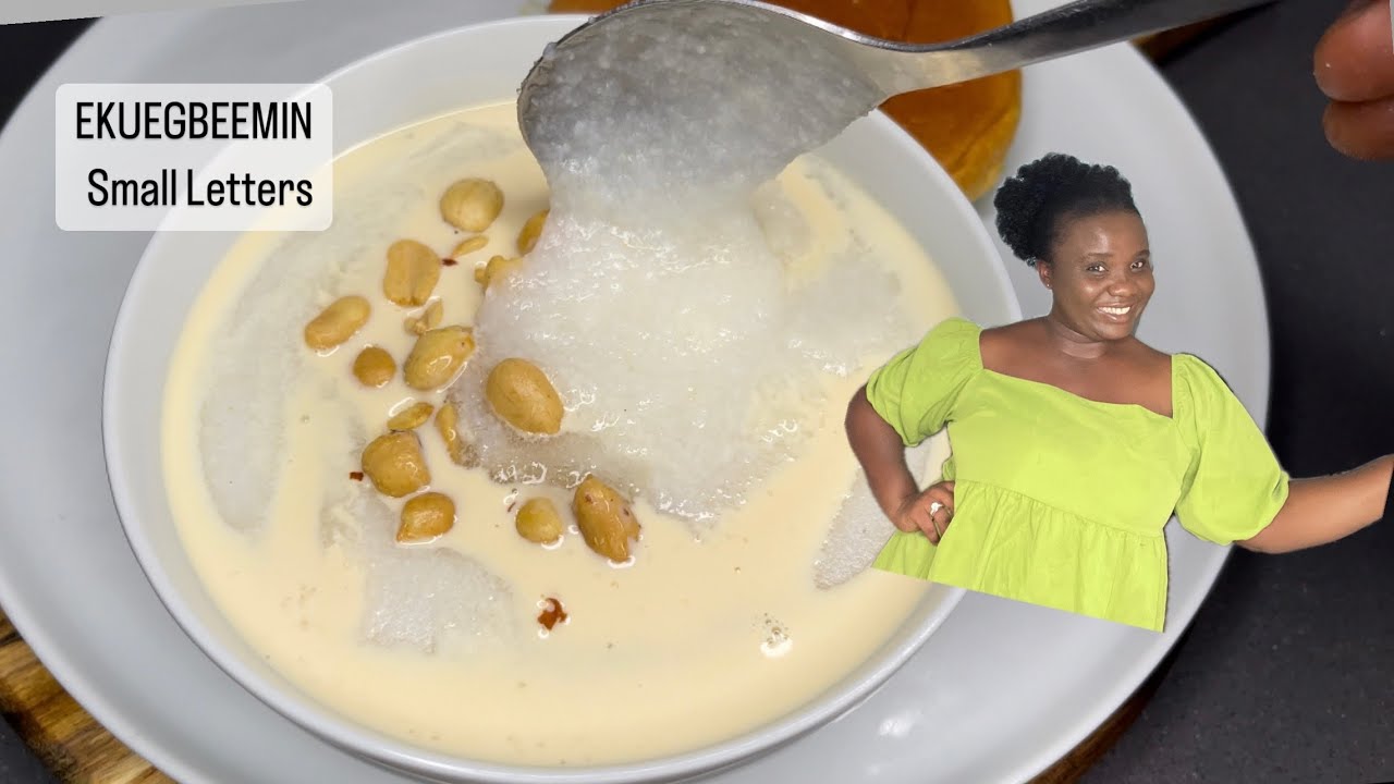 EKUEGBEEMIN | CORN GRITS PORRIDGE | SMALL LETTERS | GHANA BREAKFAST SERIES | Lovystouch
