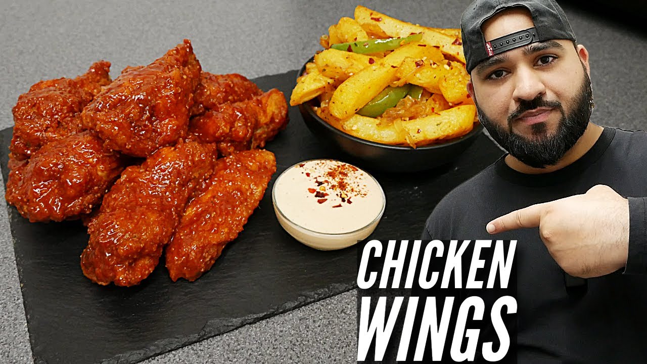 I CAN'T STOP EATING THESE CHICKEN WINGS! background