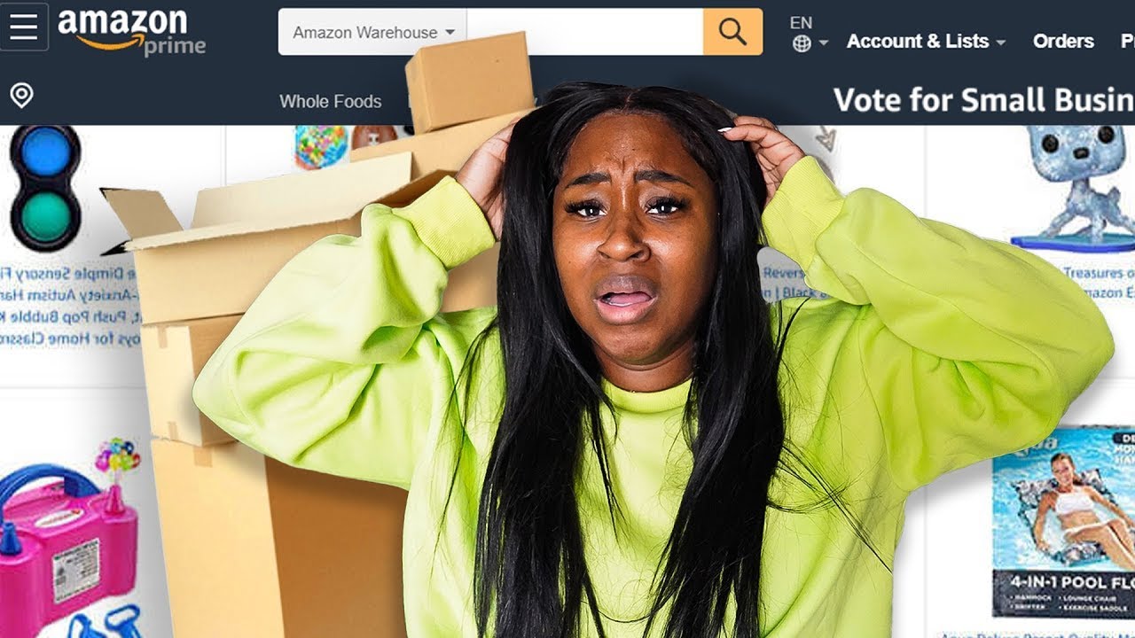 SHOPPING ON AMAZON FOR 24 HOURS CHALLENGE!