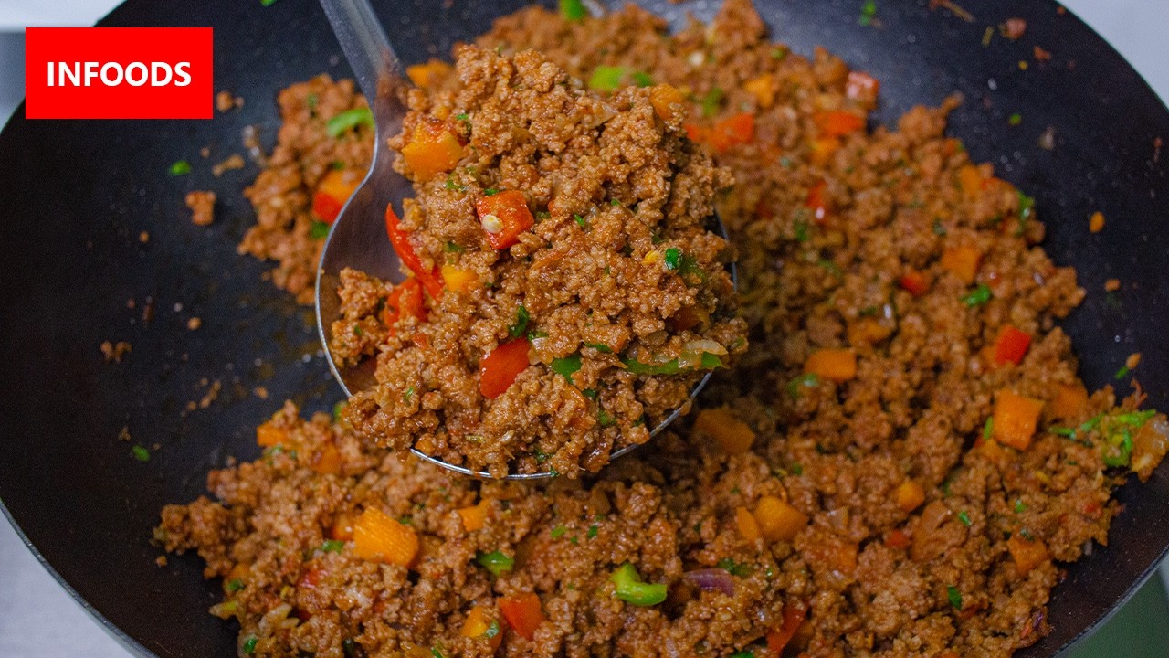 🇮🇹 Italian Minced Meat Recipe | How to Make Italian Minced Meat| Infoods