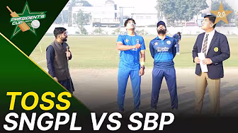 Toss | SNGPL vs SBP- President's Cup Grade I 2025-26 | KCCA Stadium | PCB | M2V1K