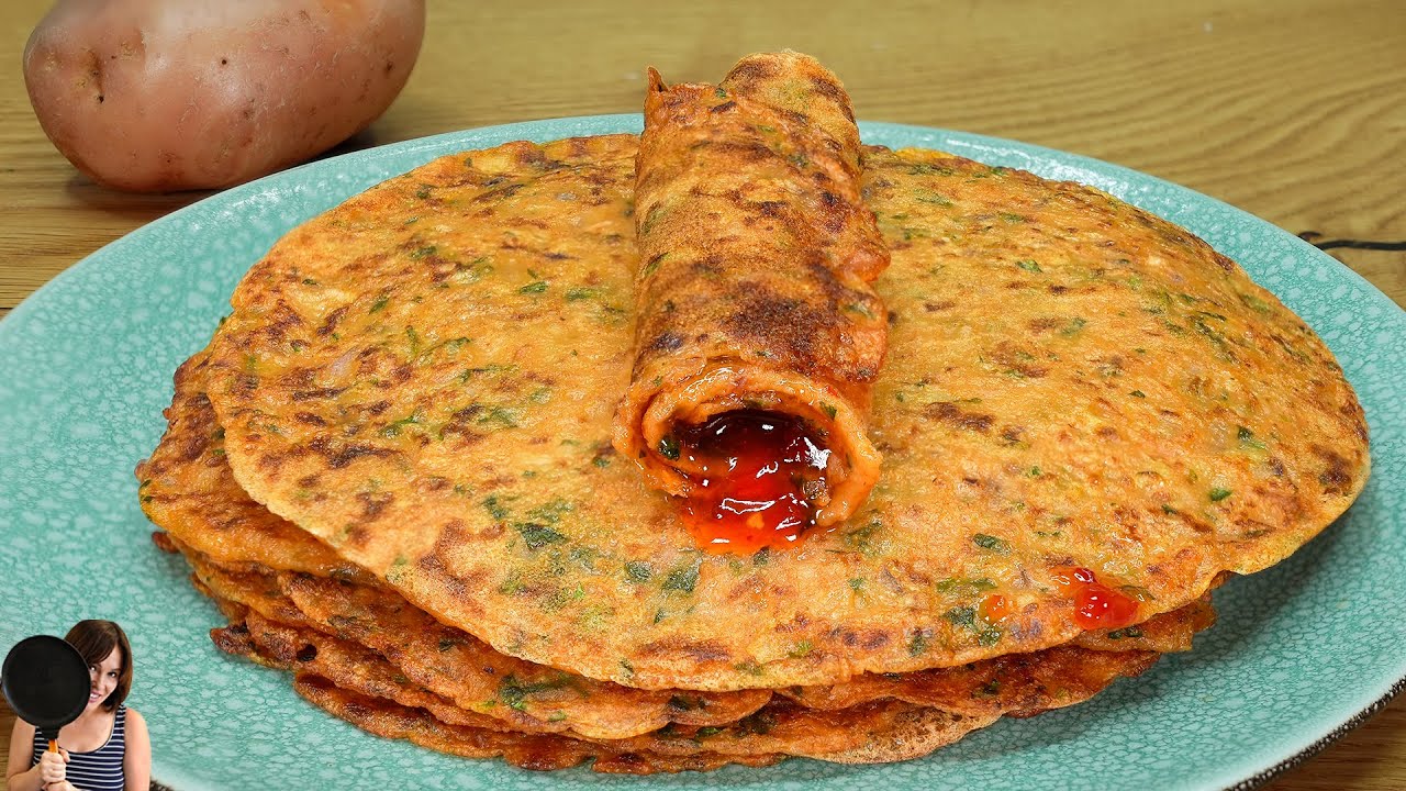 I don't just fry potatoes! The new 1-potato trick is conquering the world! Simply delicious! ASMR