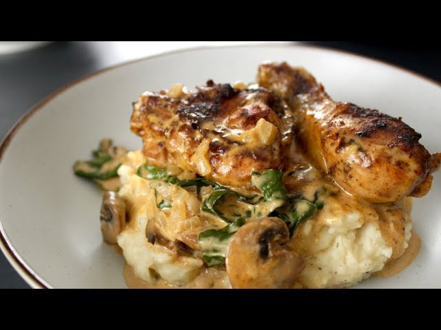 This Creamy Chicken, Spinach & Mushroom Dish Will Be Your New Favourite