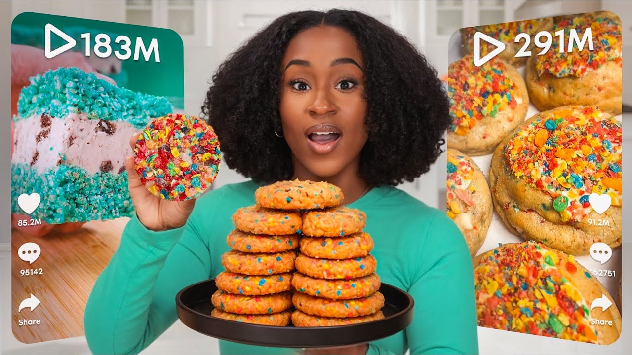 I Tested the MOST VIRAL Tiktok Desserts Recipes background