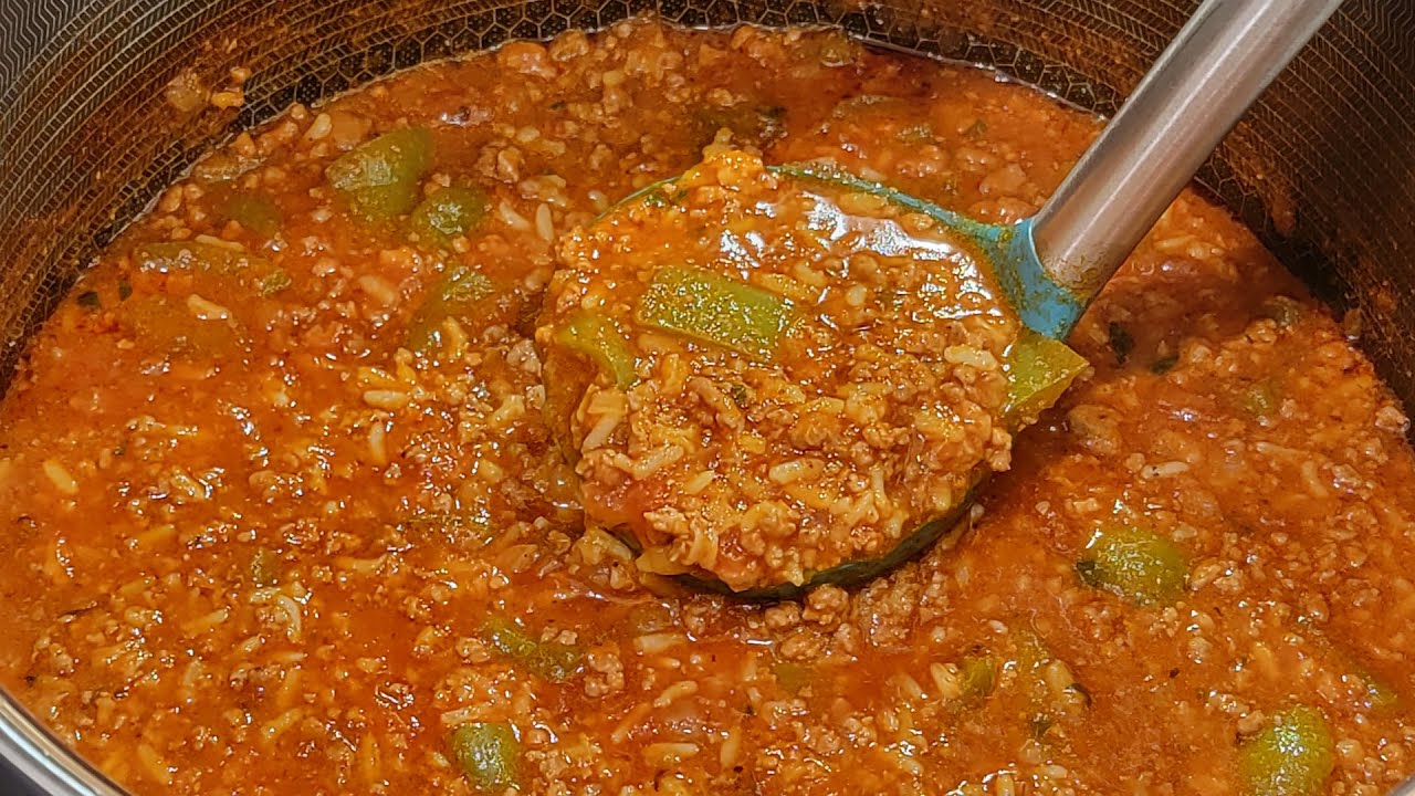 Easy Homemade Stuffed Pepper Soup Recipe