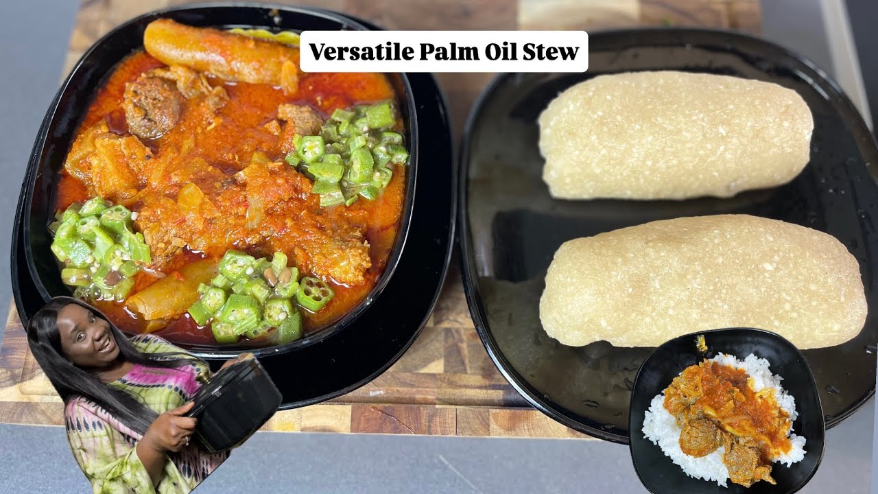 Delicious Palm Oil Stew | Easy Assroted Meat Stew | Recipe ~ Step by Step | Lovystouch background