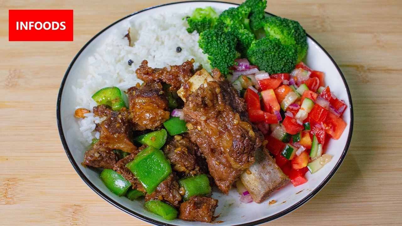 Pepper Beef Stir Fry Recipe | How to Make Pepper Beef Stir Fry | Infoods