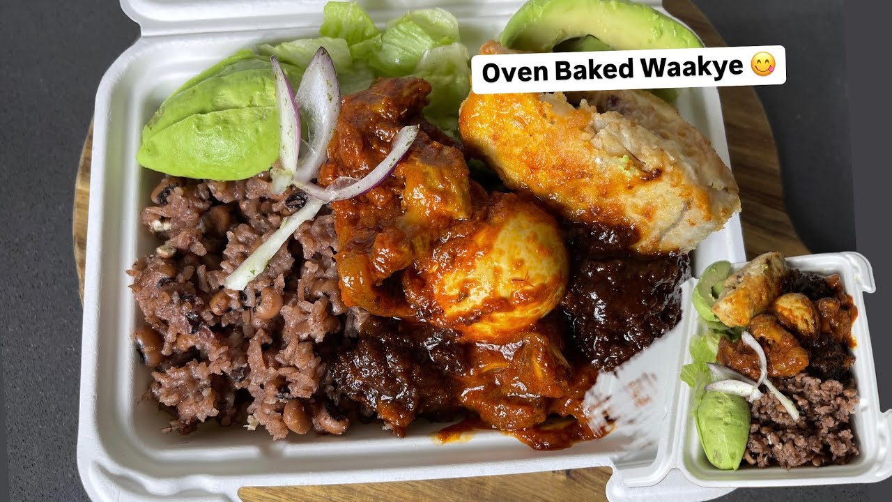 Street Style Oven Baked Waakye | Ghanaian Rice & Beans | Lovystouch