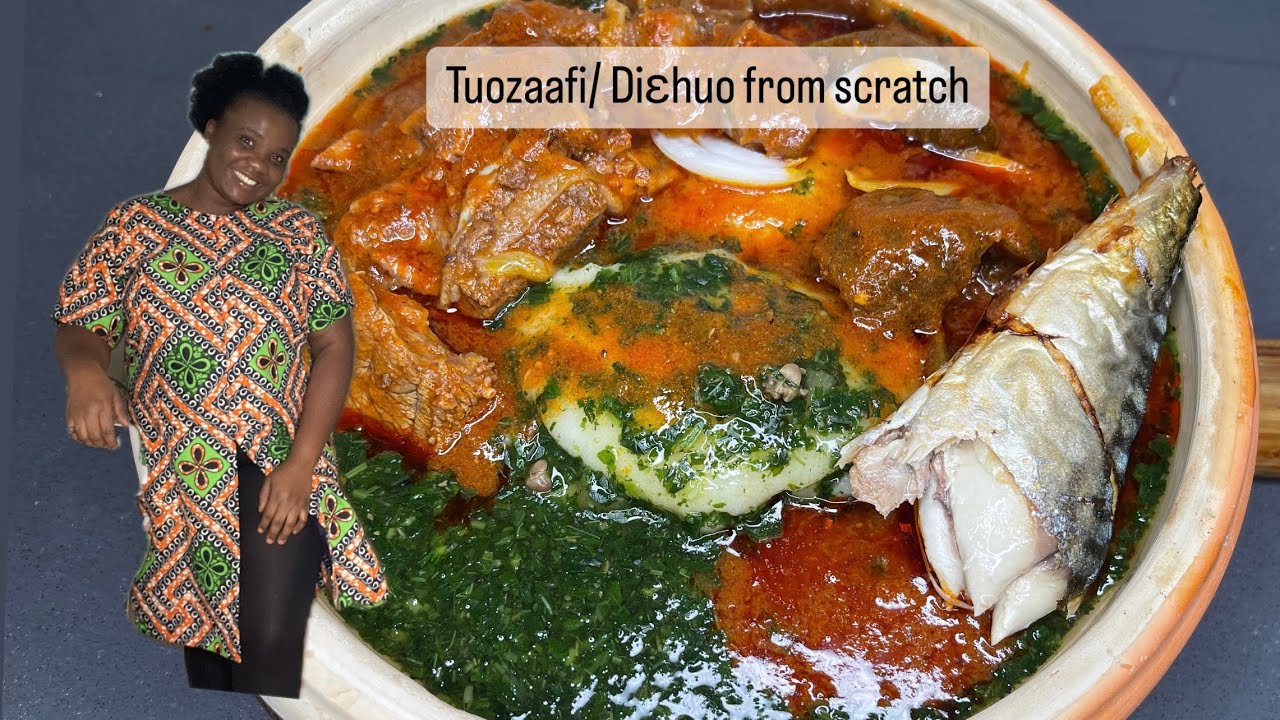 TUOZAAFI/ DIƐHUO | RECIPE | STEP BY STEP | SUNDAY DINNER | Lovystouch background