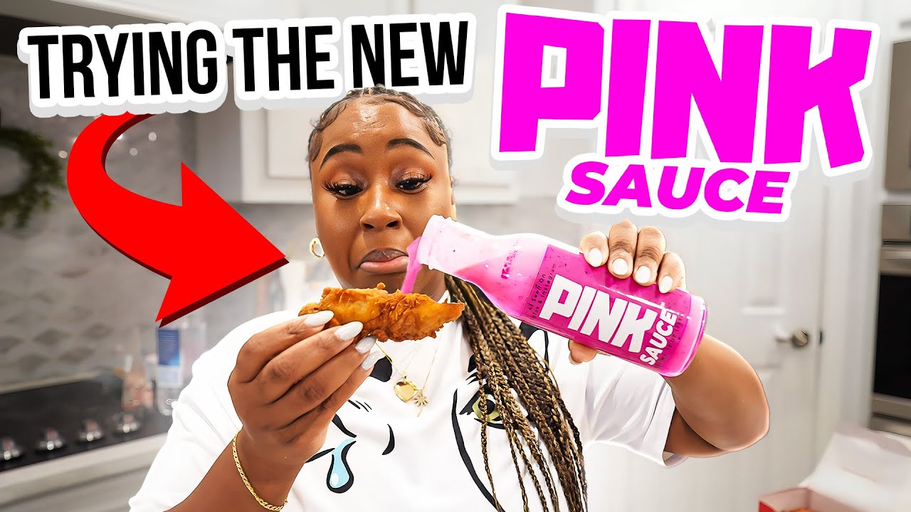 Trying the NEW PINK SAUCE!