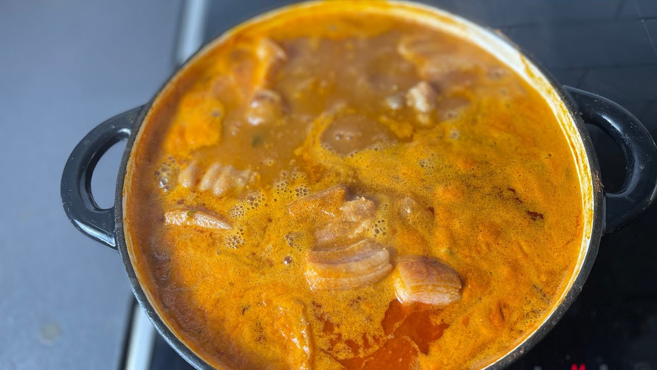 Peppered Pork Light Soup | Comforting Sunday  🇬🇭  Dinner | Fufu Sunday | Lovystouch