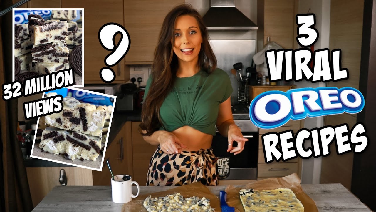 EASY OREO DESSERT RECIPES | 3 VIRAL RECIPES background